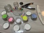 Odessey Nail System glitter acryl, Ophalen of Verzenden, Zo goed als nieuw, Handen en Nagels