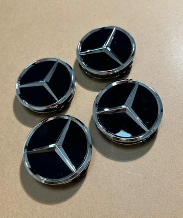 75MM MERCEDES BENZ Naafkappen Naafdoppen beschikbaar voor biedingen