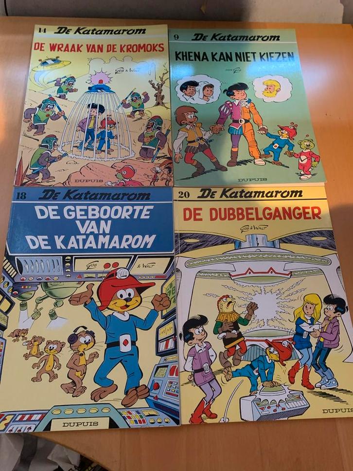 De Katamarom - 4 Stripboeken, Boeken, Stripboeken, Gelezen, Meerdere stripboeken, Ophalen of Verzenden