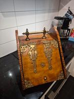 Antieke kolenkit met messing details, Antiek en Kunst, Ophalen of Verzenden