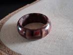 houten ring zwart rood maat 20 (nr. 10), Sieraden, Tassen en Uiterlijk, Ringen, Ophalen of Verzenden, Nieuw, 19 tot 20, Dame of Heer