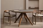 SKLUM ronde eettafel van acaciahout 130 cm, Huis en Inrichting, Tafels | Eettafels, Ophalen, Nieuw, Rond, 100 tot 150 cm