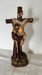 Beeld Jesus op de kruis, Antiek en Kunst, Antiek | Religie, Ophalen of Verzenden