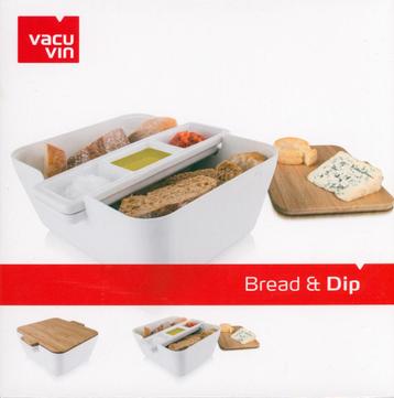 VACUVIN BREAD & DIP SERVEERSCHAAL beschikbaar voor biedingen