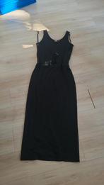 Zwarte Maxi Jurk Object maat S, Kleding | Dames, Maat 38/40 (M), Zwart, Ophalen of Verzenden, Onder de knie
