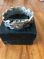 Buddha to baddha armband de dubbele leonie.. ., Ophalen, Zo goed als nieuw, Zilver, Zilver