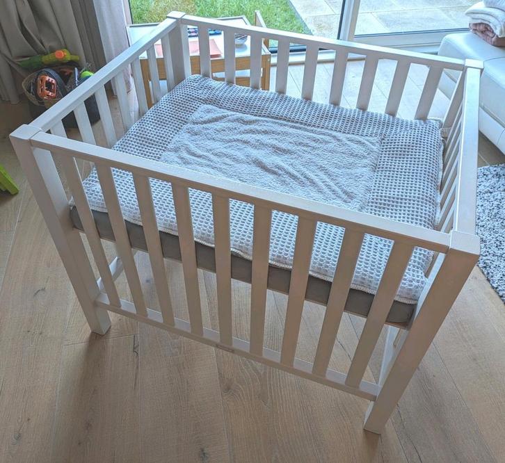 Bopita verstelbare box, Kinderen en Baby's, Boxen, Gebruikt, Vierkant, In hoogte verstelbaar, Boxkleed, Ophalen