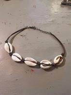 Vintage armband schelpen boho ibiza hippie enkelbandje, Overige materialen, Wit, Ophalen of Verzenden, Zo goed als nieuw