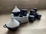 Serviesgoed ' Potterie Driehoek Huizen' (Octo-serie/blauw), Ophalen of Verzenden