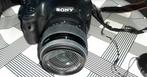 Sony camera SLT-A58 + extra lens SAL55300 + zonnekap, Audio, Tv en Foto, Fotocamera's Digitaal, Spiegelreflex, Ophalen of Verzenden