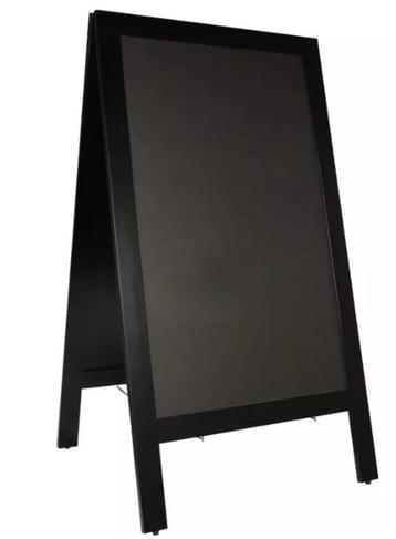 Krijtstoepbord Zwart - 75x135 cm  beschikbaar voor biedingen