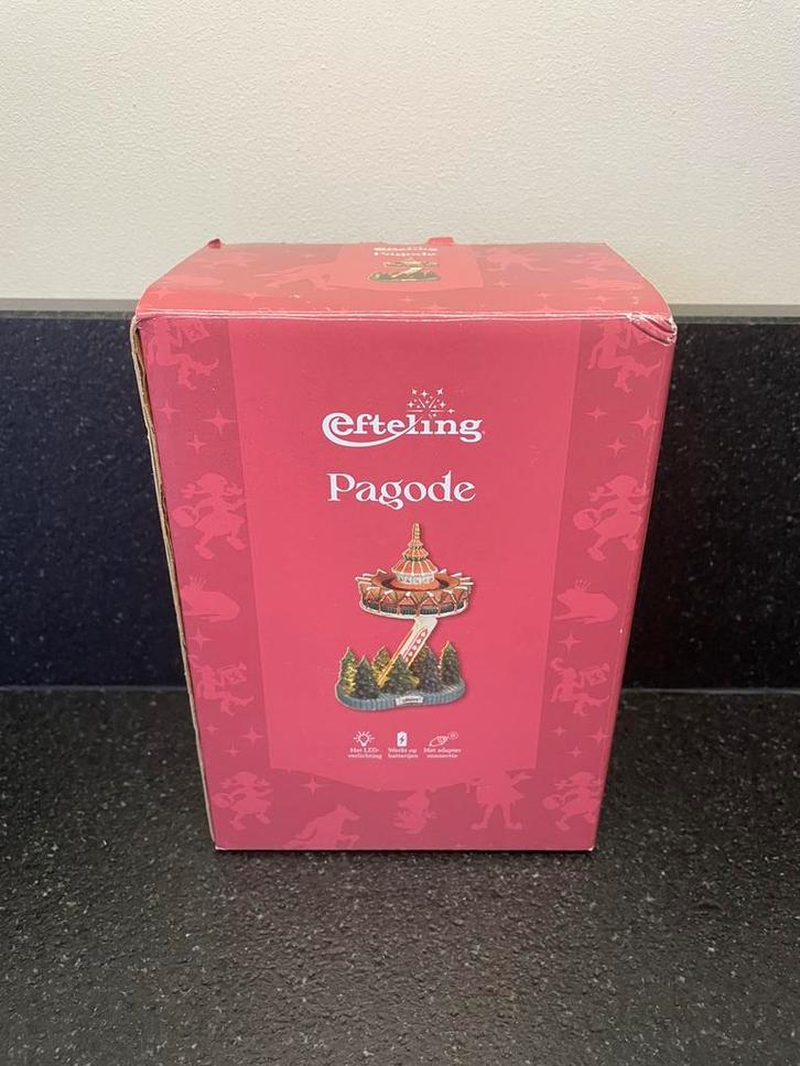 Pagode efteling luville kerst, Verzamelen, Efteling, Zo goed als nieuw, Beeldje of Poppetje, Ophalen of Verzenden