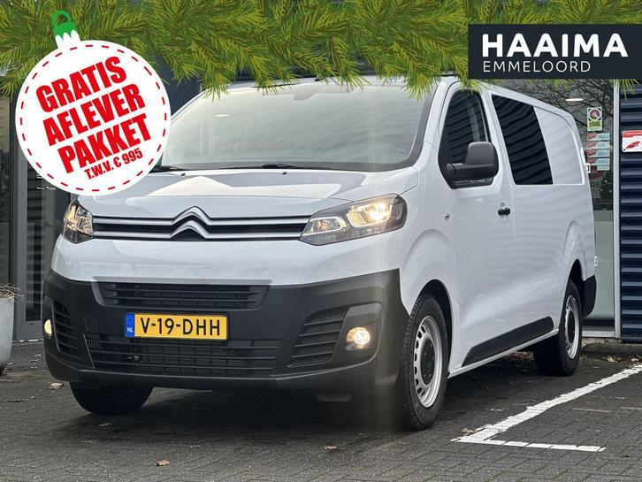 Citroen Jumpy 2.0 HDI 145pk Dubbel Cabine | Cruise Control |, Auto's, Bestelauto's, Bedrijf, Te koop, ABS, Achteruitrijcamera