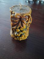 Decoratieve Kaars - Boomstam Design, Overige materialen, Ophalen of Verzenden, Zo goed als nieuw, Bruin