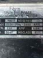 Ferm 2 pk elektra motor 220 v, Ophalen of Verzenden, Zo goed als nieuw, Overige typen