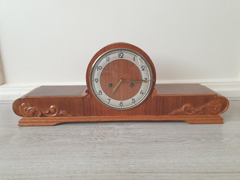 Antieke Junghans-tijdperk Duitse Art Deco uit 1930's, Ophalen of Verzenden