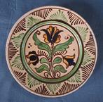 Antieke Majolica wandbord, Ophalen of Verzenden