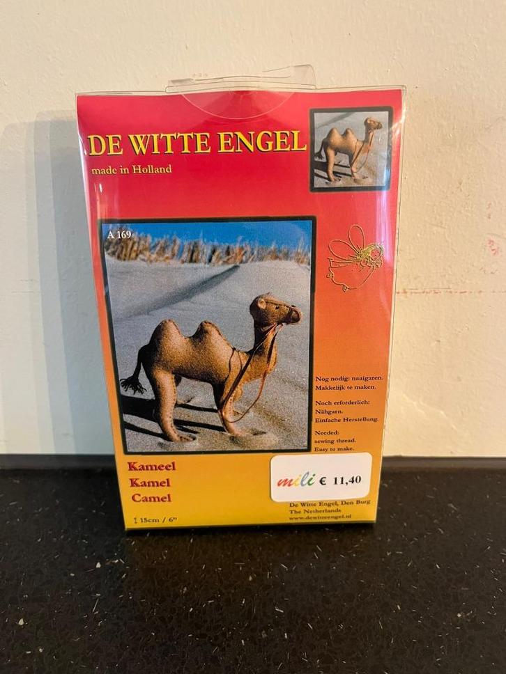 Zelfmaakpakket kameel atelier de Witte Engel, Hobby en Vrije tijd, Vilt, Nieuw, Boek of Patroon, Wolvilt, Verzenden