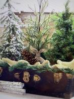 Vintage koffer, Sieraden, Tassen en Uiterlijk, Koffers, Ophalen, Gebruikt, Leer