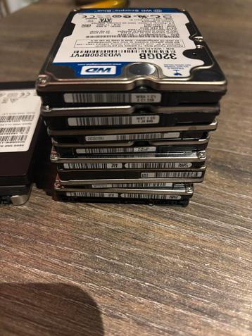 Partij Laptop Harddisks & SSDs - 12 Stuks beschikbaar voor biedingen