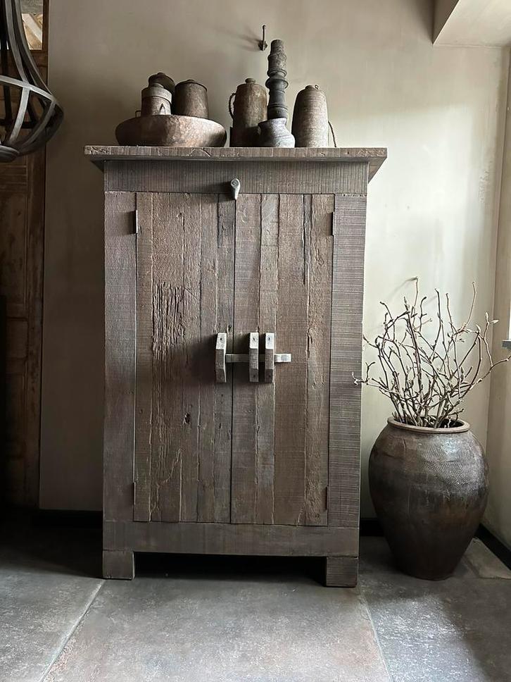 Meidenkast, kast Driftwood 2-deurs, Huis en Inrichting, Kasten | Overige, Nieuw, Ophalen of Verzenden