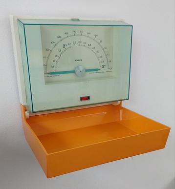 Vintage Krups Weegschaal - Oranje beschikbaar voor biedingen