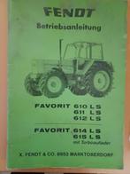 Bedieningshandleiding Fendt Favorit 610 LS, 611 LS, 612 LS,, Gelezen, Tractor en Landbouw, Verzenden