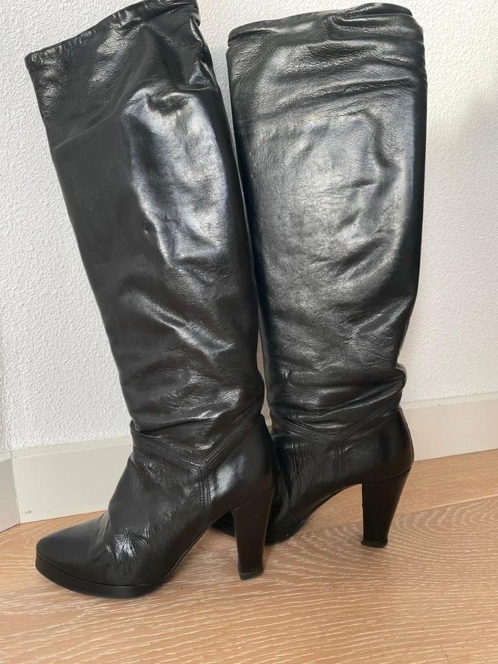 Paul Warmer hoge laarzen, Kleding | Dames, Schoenen, Zo goed als nieuw, Hoge laarzen, Zwart, Ophalen of Verzenden