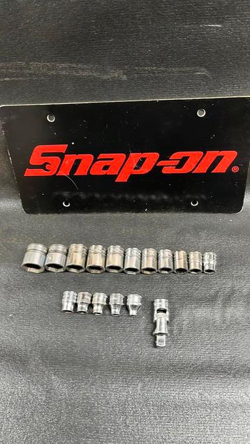 17 delige Snap On dopset met 3/8” drive beschikbaar voor biedingen