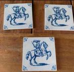 Oude Sphinx Tegel (s) .Paard en Ruiter. Of Tegel met div ., Antiek en Kunst, Ophalen of Verzenden