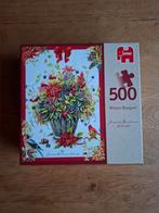 Mooie Jumbo puzzel Winter Bouquet , 500 stukjes, Ophalen of Verzenden, 500 t/m 1500 stukjes, Zo goed als nieuw, Legpuzzel