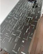 Glasplaat ikea voor boven bureau, Ophalen of Verzenden, Zo goed als nieuw