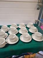 kop en schotels wit met lijntje thomas, Antiek en Kunst, Antiek | Servies los, Ophalen of Verzenden