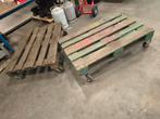 Pallets op wielen, Gebruikt, Ophalen of Verzenden, 50 mm of meer, Pallet