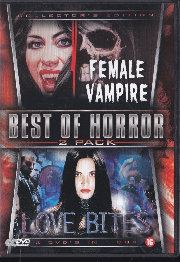 Female vampire & Love bites ֎ Lina Romay, Guillaume Canet, Cd's en Dvd's, Dvd's | Horror, Zo goed als nieuw, Vampiers of Zombies