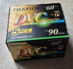 Fuji DVC 60 - 90 cassettes (mini DV)-5 Stuks - Nieuw in seal, Overige merken, Mini dv, Nieuw, Band, Disc of Geheugen