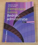 Elementaire kennis bedrijfsadministratie Deel 1 Theorieboek, Boeken, Ophalen, Zo goed als nieuw, Overige niveaus