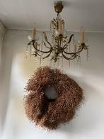 Antieke Kroonluchter, Huis en Inrichting, Ophalen of Verzenden, Gebruikt, Glas