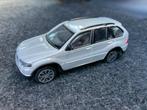 model BMW X5, zilvergrijs 1/43 Maisto, Hobby en Vrije tijd, Modelauto's | 1:43, Ophalen of Verzenden, Gebruikt, Auto