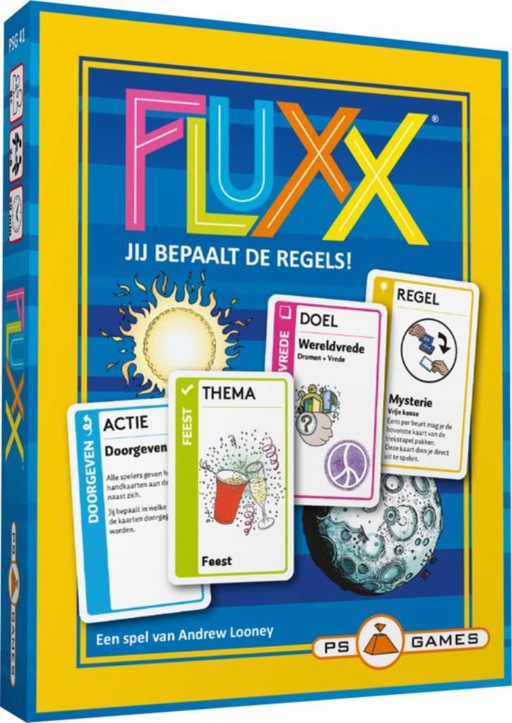 Fluxx, Hobby en Vrije tijd, Gezelschapsspellen | Kaartspellen, Zo goed als nieuw, Een of twee spelers, Drie of vier spelers, Vijf spelers of meer