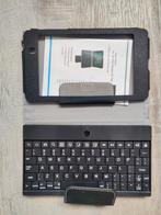 Tablet Hoes met Toetsenbord 7 inch, Computers en Software, Gebruikt, 8 inch, Bescherming voor- en achterkant, Ophalen of Verzenden