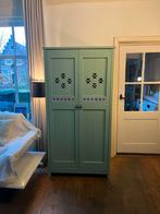 Kast groen met tegelrandje, Ophalen, 25 tot 50 cm