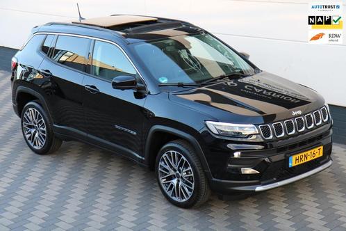 Jeep Compass 1.5T e-Hybrid Pano 360° Camera Carplay BTW !, Auto's, Jeep, Bedrijf, Te koop, Compass, 360° camera, ABS, Achteruitrijcamera