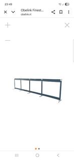 Doorzichtig windscherm, Tuin en Terras, Ophalen, Zo goed als nieuw, 200 cm of meer