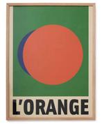 L’ Orange hkliving print in eiken lijst HK living, Antiek en Kunst, Ophalen