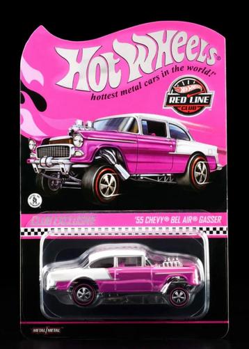 Hot Wheels '55 Chevy Bel Air Gasser Red Line Club beschikbaar voor biedingen
