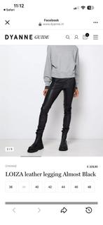 LOIZA echt leren broek/legging Dyanne Beekman, Zwart, Maat 42/44 (L), Nieuw, Ophalen of Verzenden