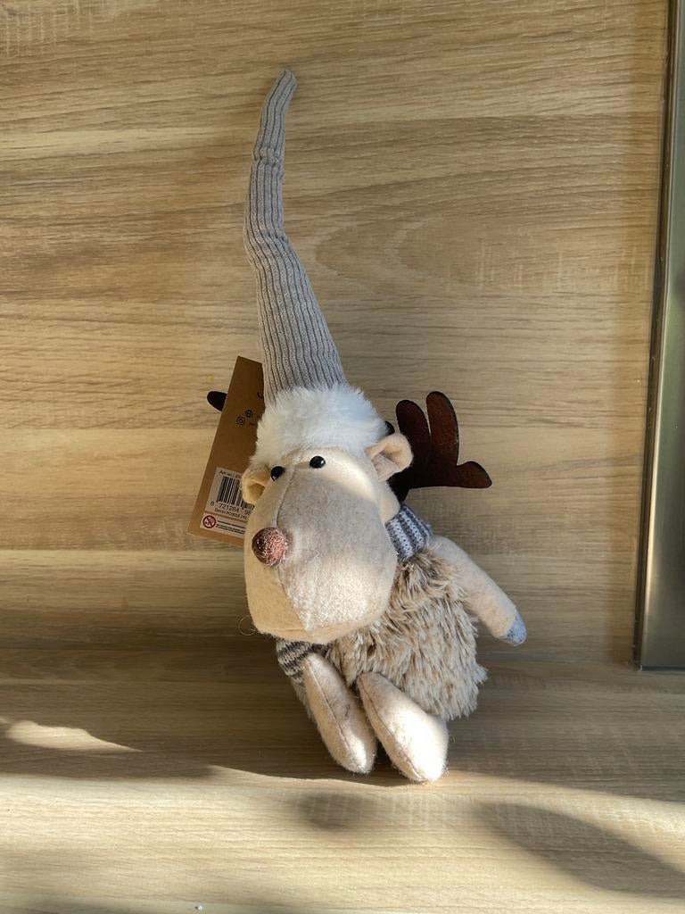 Schattig rendier decoratie, Ophalen of Verzenden, Zo goed als nieuw, Overige materialen, Minder dan 50 cm