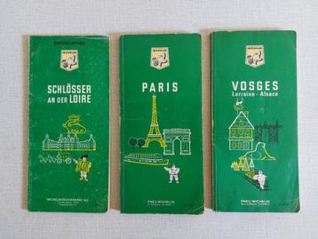 Oude Michelin Reisgidsen - Les Guides Verts - Jaren '60 '70 beschikbaar voor biedingen