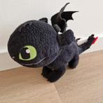 Knuffel draak zwart How to train your dragon K5386, Ophalen of Verzenden, Zo goed als nieuw